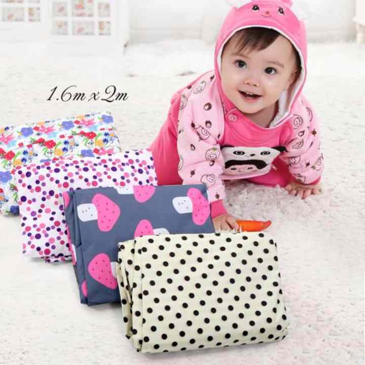 Ga chống thấm họa tiết cotton hoa 1m6x2m