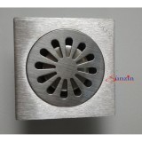 Ga thoát sàn Sunzin 02, ống thoát 76mm, chất liệu inox 304