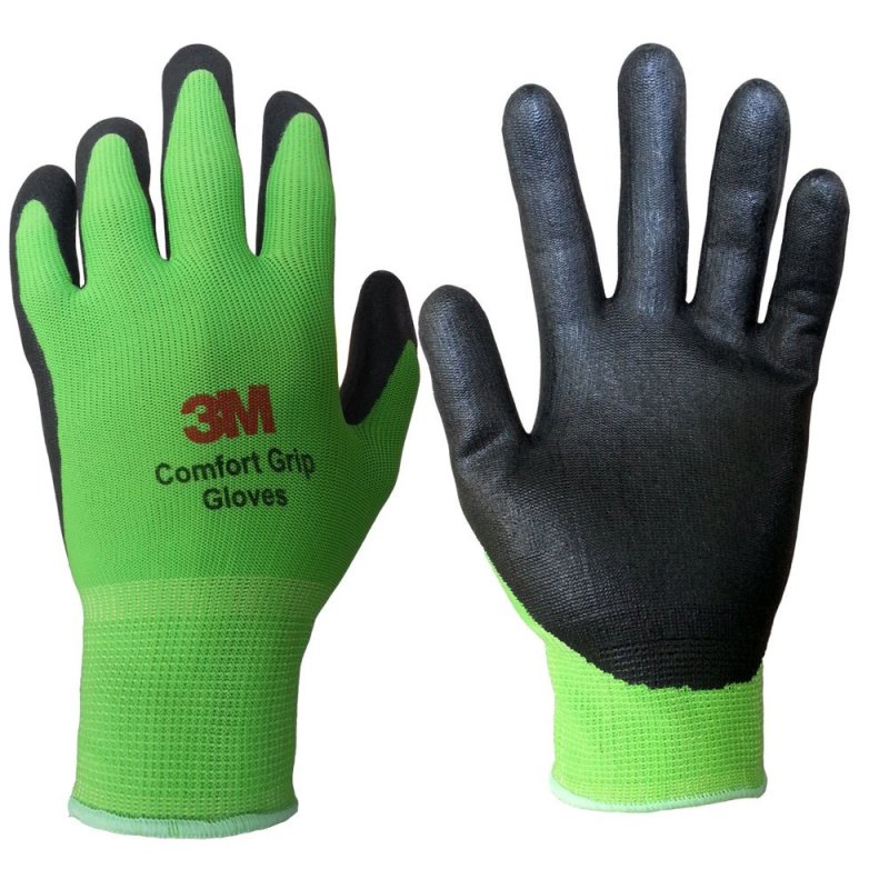 Găng tay bảo vệ 3M Comfort Grip Gloves size M (Xanh lá)