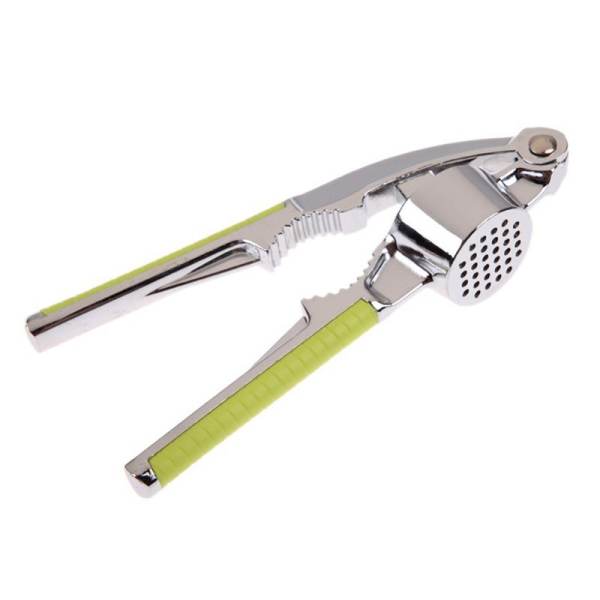 Garlic Press Presser Crusher Masher Ginger Squeezer Nut Cracker Kitchen Tool Green - intl