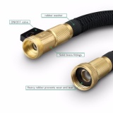 GETEK 3 Times Telescopic Pipe / Garden Water Pipe / Rubber Hose / For Garden Irrigation Watering 100FT - intl