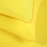 GETEK Plain Duvet Cover & Pillow Case Quilt Cover Bedding Set Size:Super King Quilt Cover