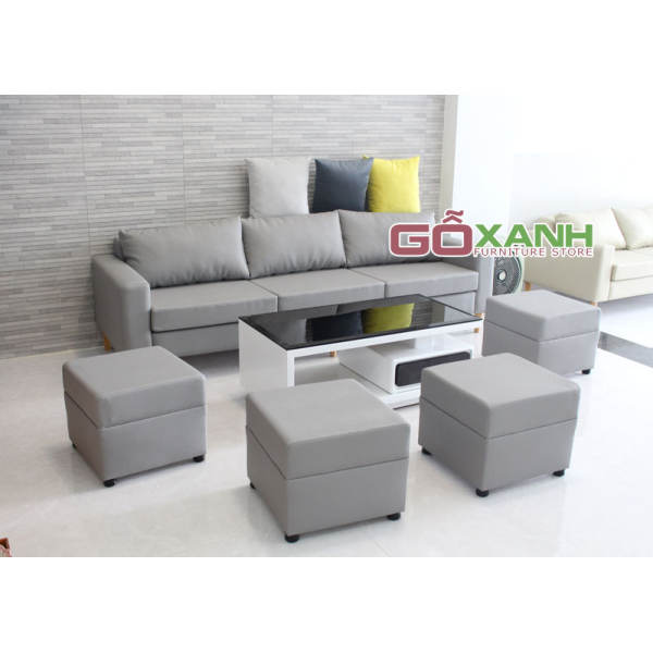 Ghế sofa văng vải đẹp Gỗ Xanh