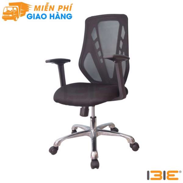 Ghế trưởng phòng IB8309 2 cần chân hợp kim nhôm cao cấp màu đen