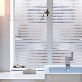 5m giấy dán kính sọc trắng - khổ rộng 0.45m