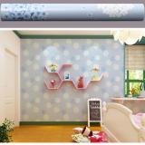 5m Giấy decal cuộn giấy dán tường tú cầu xanh BINBIN DT03(có sẵn keo)