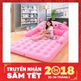 Giường hơi hình thú 150x230x22cm AL-230CM  + Tặng kèm bơm điện 250k (Hồng)