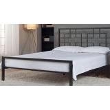 Giường  sắt hộp kiểu gỗ DT14