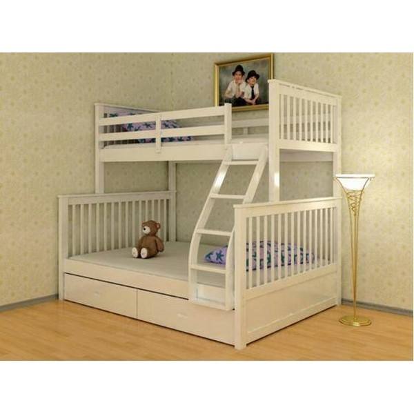 Giường Tầng K.Bed 128 (Trắng)