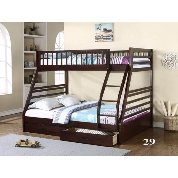 Giường Tầng Logan Honey 129 Nâu