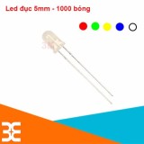 Gói 1000 Bóng Led Đơn Đục 5mm Chân dài ( Ánh Sáng Dịu )