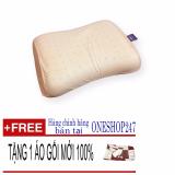 Gối nằm cao su liên á peanut nhỏ - 23 x 31 x 6