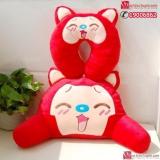 Gối chữ U - Gối kê cổ hình cáo Ali