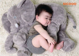 [HCM]Gối ôm hình voi lớn (Xám)