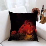 GOOD Halloween Pillowcase Weeds Withered Tree Pumpkin Witch Bat Full Moon Darkness #3 - intl