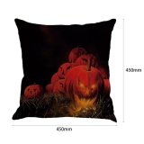 GOOD Halloween Pillowcase Weeds Withered Tree Pumpkin Witch Bat Full Moon Darkness #3 - intl