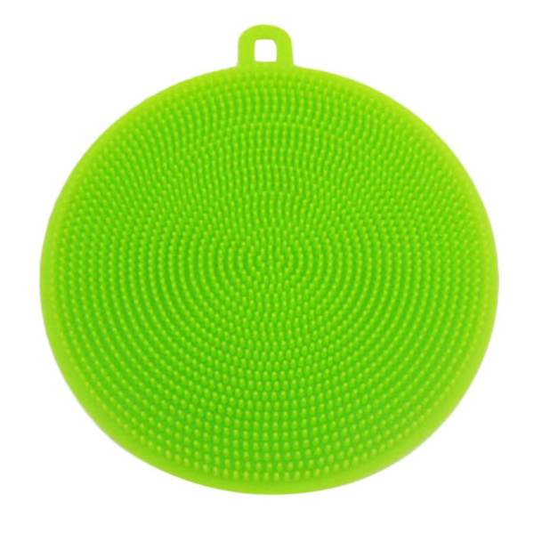 GOOD Silicone Dish Washing Sponge Scrubbers Practical Washing Kitchen Tools green - intl