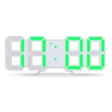 ĐÈN LED xanh Số Kỹ Thuật Số Đồng Hồ Treo Tường với 3 cấp Độ Sáng Báo Động Báo Lại Đồng Hồ-quốc tế