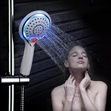 Cầm tay Phòng Tắm Tắm Đầu Xịt Nhiệt Độ Kỹ Thuật Số Màn Hình Hiển Thị 3 Màu ĐÈN LED-quốc tế