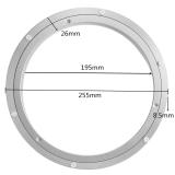 Heavy Duty Aluminium Round Rotating Bearing Turntable Turn Table Lazy Susan 255mmx8.5cm