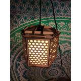 Hex-lamp 8 hexagon shoji hanging lamp