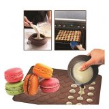 HL Nướng Bánh Silicon Dụng Cụ Bộ-Macaron Rằn Ri Nâu Đất Bánh Quy Khuôn Mẫu Matsheet-quốc tế