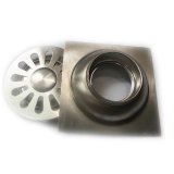 Hố ga thoát sàn inox 10x10cm AnCom GL-A11 (Trắng bạc)