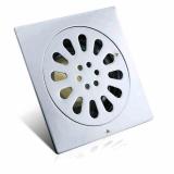 Hố ga thoát sàn inox 10x10cm AnCom GL D-01 (Trắng bạc)