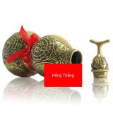 Hồ lô đồng bát quái nhỡ (Đồ đồng, phong thủy, bát quái)