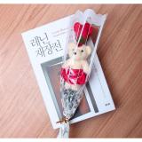 [HCM]Hoa Hồng Sáp 1 Bông kèm gấu