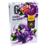 Hộp 6 nến thơm Tea lights Admit Violet ADM6848 (Hương hoa phi yến)