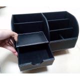 Hộp đựng bút giả da cao cấp (màu đen)