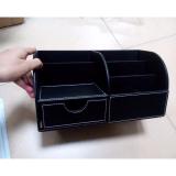 Hộp đựng bút giả da cao cấp (màu đen)