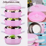 Hộp đựng cơm giữ nhiệt 4 tầng Lunch Box 2.8L