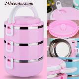 Hộp đựng cơm giữ nhiệt 4 tầng Lunch Box 2.8L