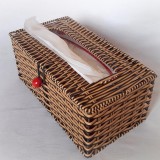 Hộp đựng giấy ăn giả mây chữ nhật (22x12x10)