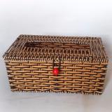 Hộp đựng giấy ăn giả mây chữ nhật (22x12x10)