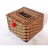 Hộp đựng giấy ăn giả mây vuông (12x12x8)