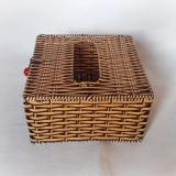 Hộp đựng giấy ăn giả mây vuông (18x18x9)