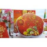 HỘP MỨT TẾT _ HOA MAI (TRẮNG)