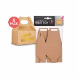 Hộp quà đầu hồi giấy kraft 6 cái uncle bills ya0077