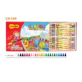 [HCM]HỘP SÁP MÀU THIÊN LONG CR-C09 (24 MÀU)