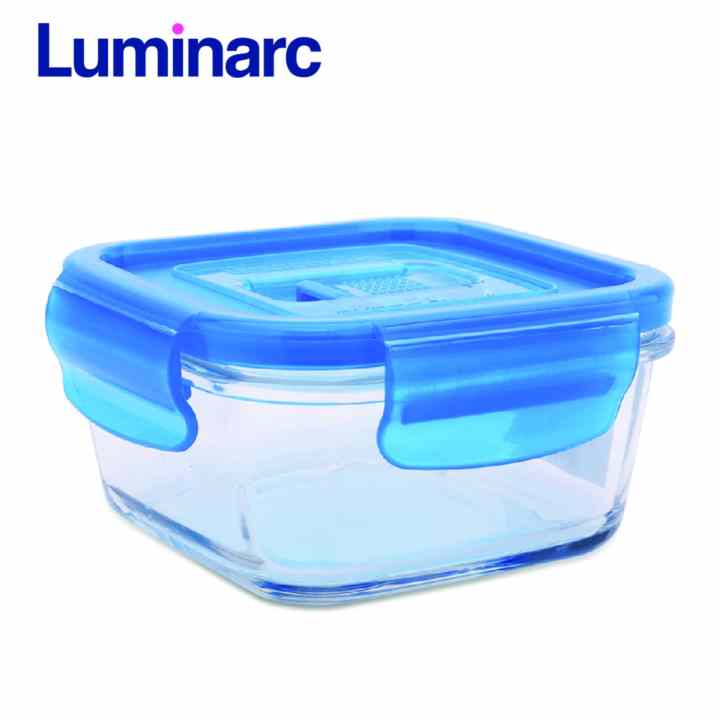 Hộp thủy tinh Luminarc Pure Box vuông 380ml L1969 (Trong suốt)