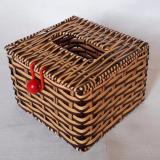 Hộp vuông đựng giấy giả mây(12x12x10)