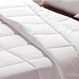 Hot Deals 100% Cotton All Season Comforter Duck/Goose Down Filler Quilted Quilt King Queen Twin Full Size Comforter Blanket Duvet (White) - intl