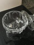 Hũ thủy tinh đựng mứt kẹo 13 cm_Trắng