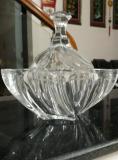 Hũ thủy tinh đựng mứt kẹo 18 cm, trắng