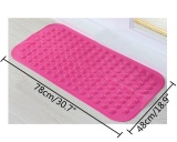 iooilyu Bathroom Candy Color Foot Massage Carpet Mat PVC Non-slip Mat (48cm×78cm), Green - intl