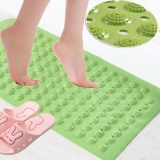 iooiopo Bathroom Candy Color Foot Massage Carpet Mat PVC Non-slip Mat (48cm×78cm), Rose - intl