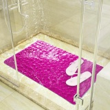 iooiopo New Non-Slip Bathroom Mat Pebble Foot Massage Pvc Mat,4 Colors - intl